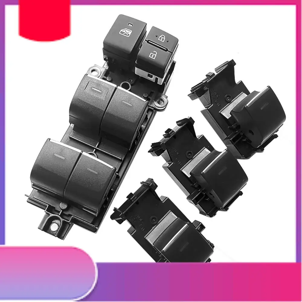 

1Set Blue LED Power Window Lifter Switch Button With Cable For Toyota RAV4 RAV 4 2019 2020 LHD Backlight Upgrade-Y79A