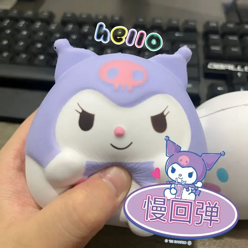 Sanrio Decompression Toys Kawaii Kt Kuromi Spotify Premium Toys Cinnamoroll My Melody Stress Relief Hand Pinch Ball Adult Gift