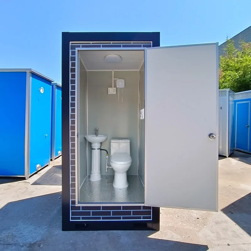 Outdoor Portable Toilet Mobile Restroom for Festivals Construction Sites Public Areas Camping RV Parks Durable Site Use