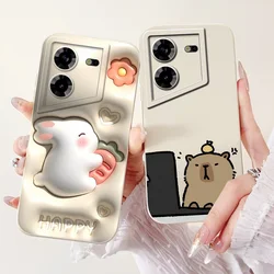 Case For Tecno Pova 5 Pro 5G Case LH8n Cute Rabbit Bear Shockproof Silicone Soft TPU Back Cover For Tecno Pova 5 LH7n Pova5 Capa