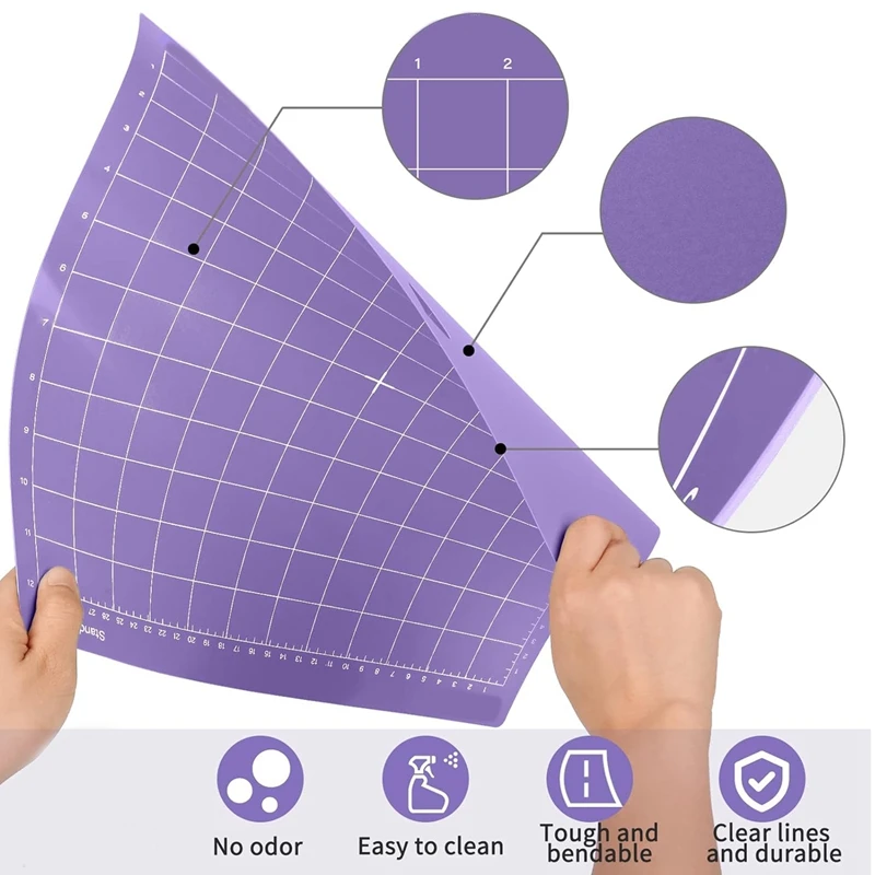 Cutting Mats,Vinyl 8 Pack Variety Cutting Mats 12X12inch, Cutting Mats For Cricut Vinyl For Cricut Explore Air Series