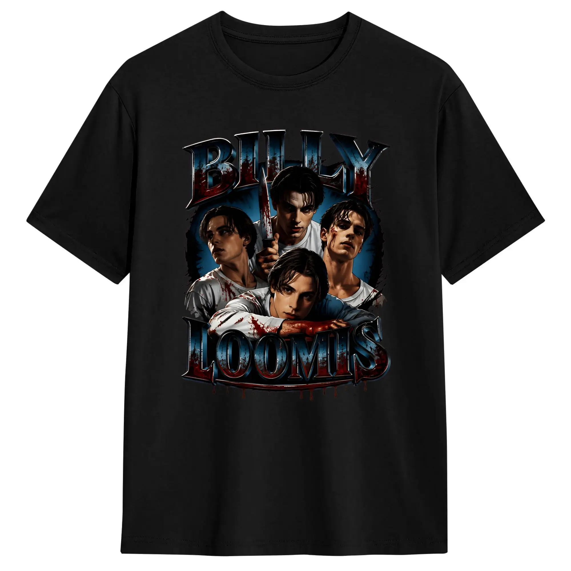 Billy Loomis  Cotton T-Shirt For Couple Beach ScreamMovie Streetwear T Shirts Crew Neck Fashion Tees Oversized Hot Sale Clothes