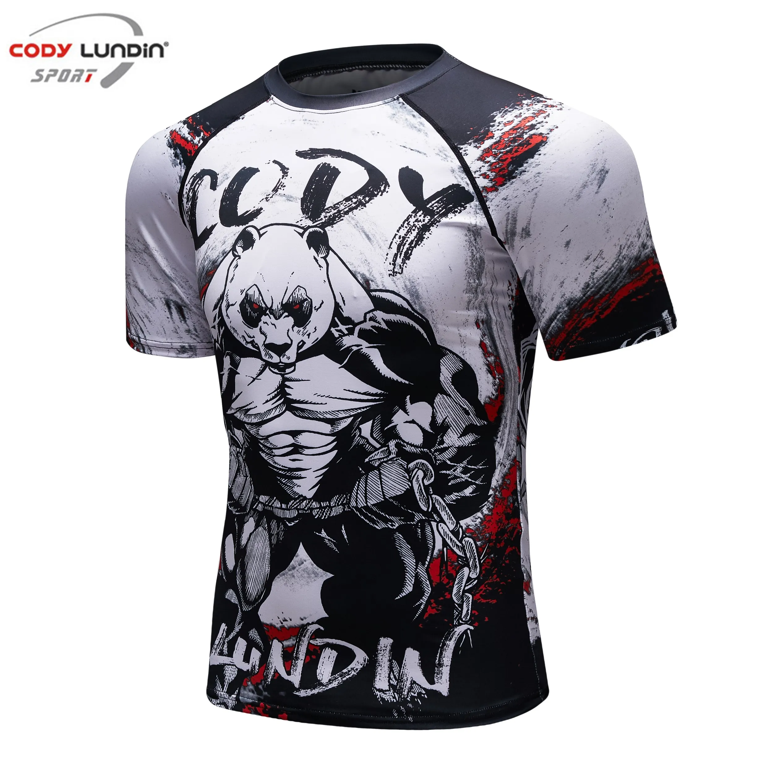 Cody Lundin Man Compression Sports Tops Quick Drying Fitness Boxing Training Suits MMA Jiu Jitsu Kit Rashguard Male Sportswear