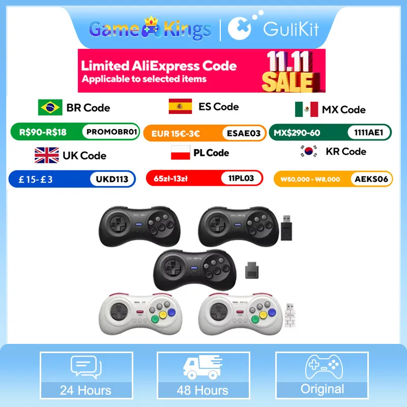 8bitdo M30 Bluetooth Gamepad per Nintendo Swtich M30 2.4G Controller Wireless per SEGA Genesis M30 Mini per Sega Genesis Mini