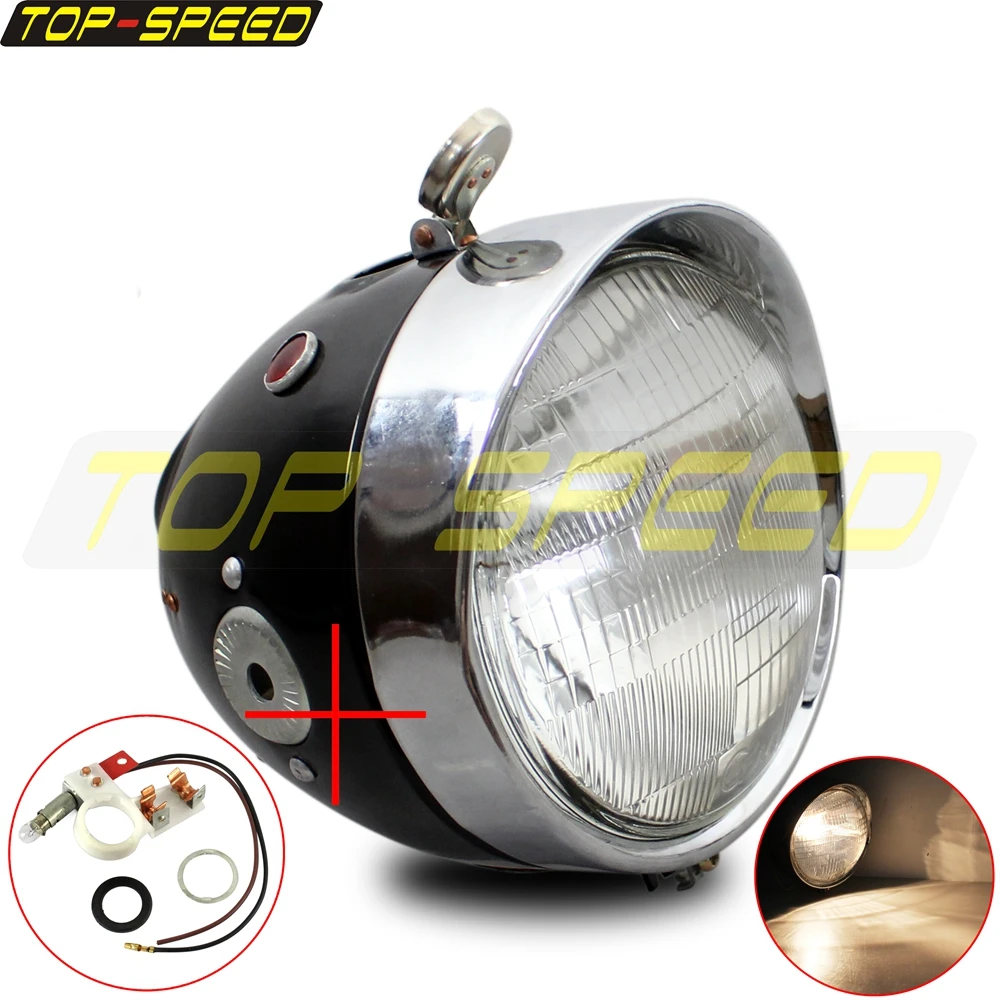 عدسات أمامية بديلة لمصباح أمامي للدراجة النارية ضوء شحن أحمر لين لzindapp DB DS BMW KS750 K750 BW40 Dnepr الاورال Sidecar