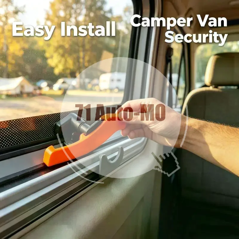 RV Window Security Locks 1 Pair Left Right Universal Easy Install for Outdoor Travel Camper Trailer Motorhome Parts