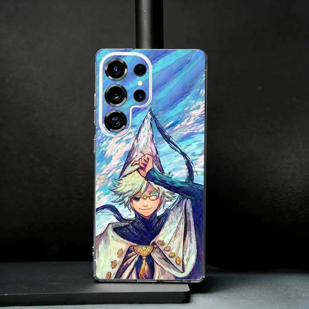 Tongari Boushi Atelier Qifrey   Phone Case For Samsung S25,S24,S21,S22,S23,S30,Ultra,S20,Plus,Fe,Note,10,9,5G Transparent Cover