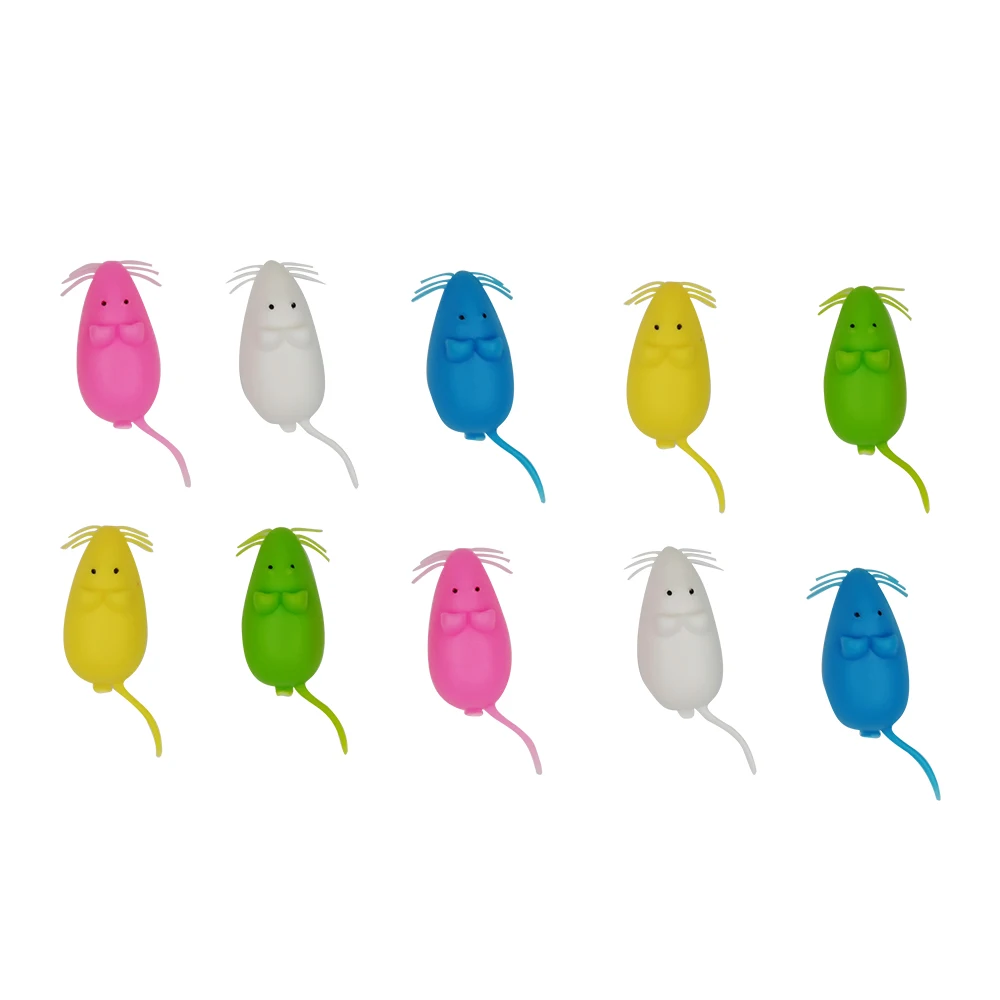 100 قطعة/المجموعة/مجموعة صندوق أسنان صغير على شكل فأر للأطفال - حامل منظم لتخزين الأسنان البلاستيكية اللطيفة #3