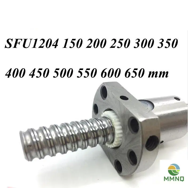 SFU1204 150 200 250 300 350 400 450 500 550 600 650 mm cold roller Ball screw with 1204 Single Ball Nut