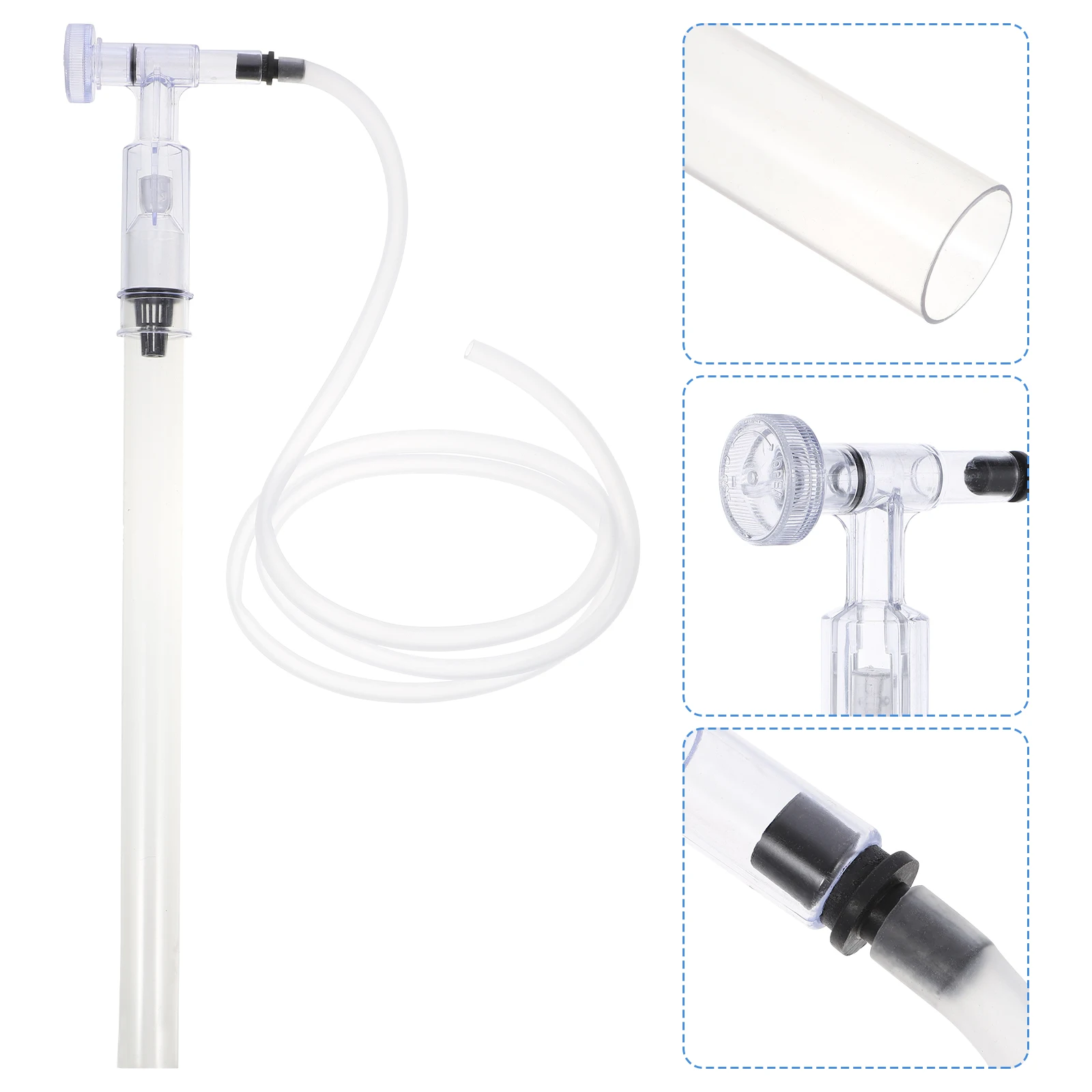 

2pcs Fish Tank Change Pipe Aquarium Cleaning Tool For Fish Tank Water Changer Practical Water Changing Accessory Pet Supplies