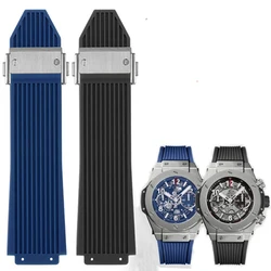 26*19mm Silicone Watchband Applicable For HUBLOT BIG BANG Waterproof Men Strap Watch Accessories with Tool Rubber Bracelet Chain