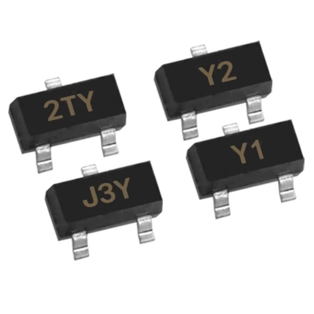 SOT-23 10 Values SMD BC856 BC846 BC857 BC847 BAV70 BAV99 BC817 BC807 2222 TL431 Transistor and Diode Assortment Kit Set image 5
