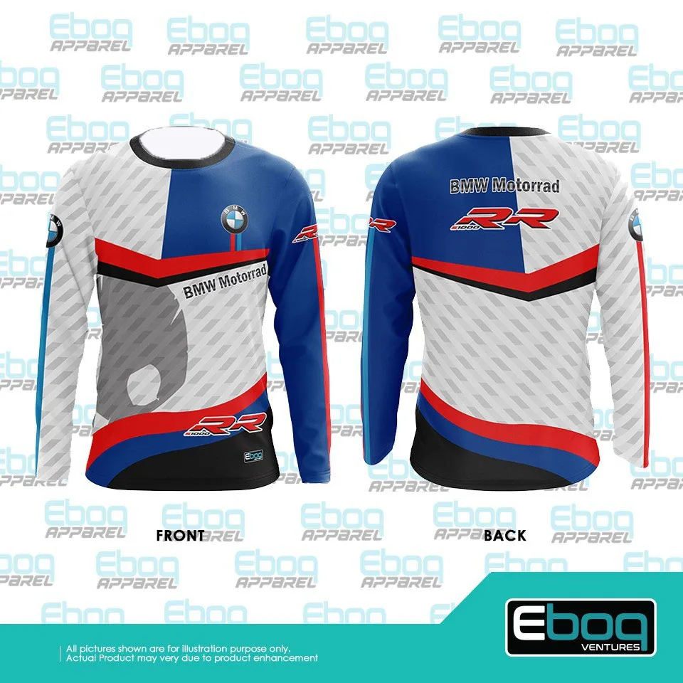 

Новая 25-летняя мотоциклетная футболка с длинными рукавами BMW — это модная и спортивная мужская футболка с длинными рукавами для уличного велоспорта