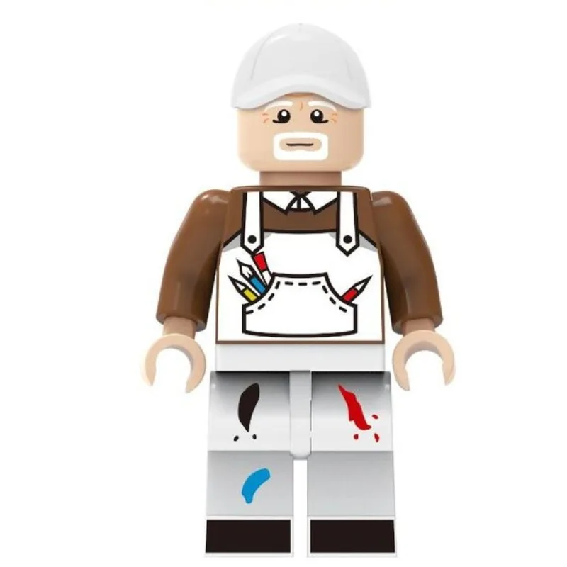 ตุ๊กตาตำรวจคนเมืองจิ๋ว รุ่น LW007 ของเล่นพยาบาล นักดับเพลิง ตุ๊กตาการ์ตูน ของตกแต่งงานวันเกิดเด็ก