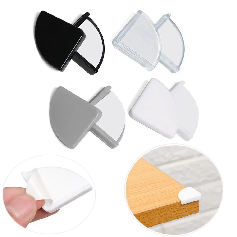 4PCS Soft Silicon Baby Safe Corner Protector Table Desk Corner Guard Children Safety Edge Guards For Baby Kids Protection