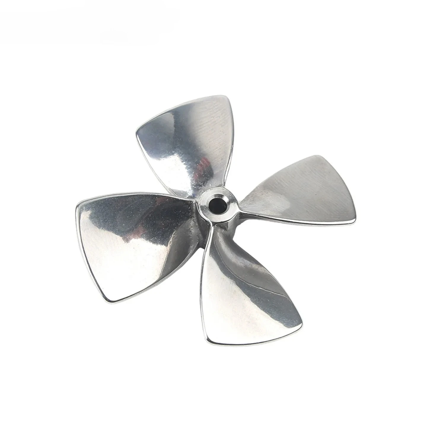 4-лопастной пропеллер из нержавеющей стали 316, устойчивый к коррозии соленой воды, диаметр 5 мм/6 мм, внешний диаметр 80 мм, шаг 1,2 4-лопастной пропеллер из нержавеющей стали 316, устойчивый к коррозии соленой воды, диаметр 5 мм/6 мм, внешний диаметр 80 мм, шаг 1,2