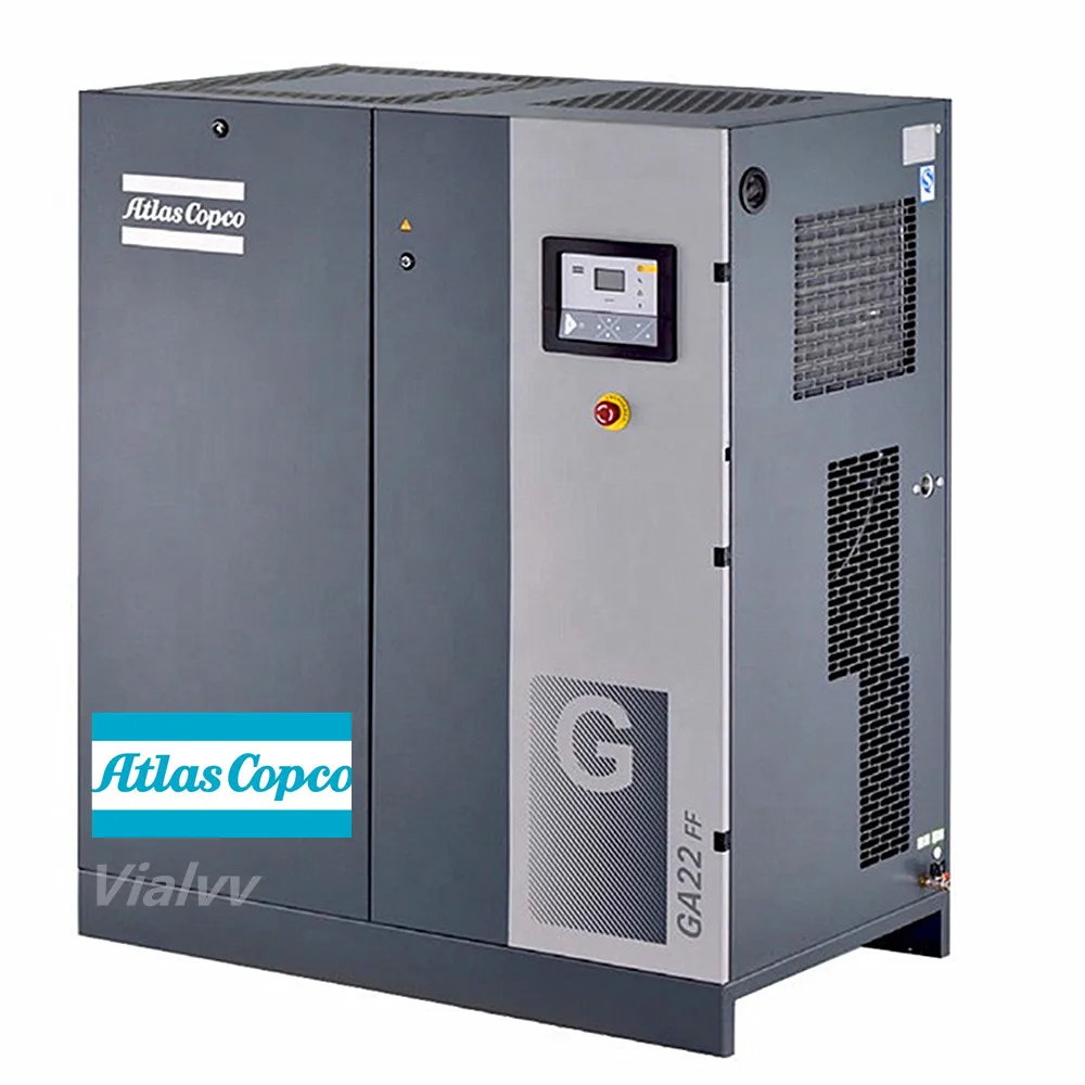 G22FF GA22FF Atlas Copco Screw Air Compressor 22KW G22 AtlasCopco GA22 GA22VSD FF VSD Aircompressor 22 KW