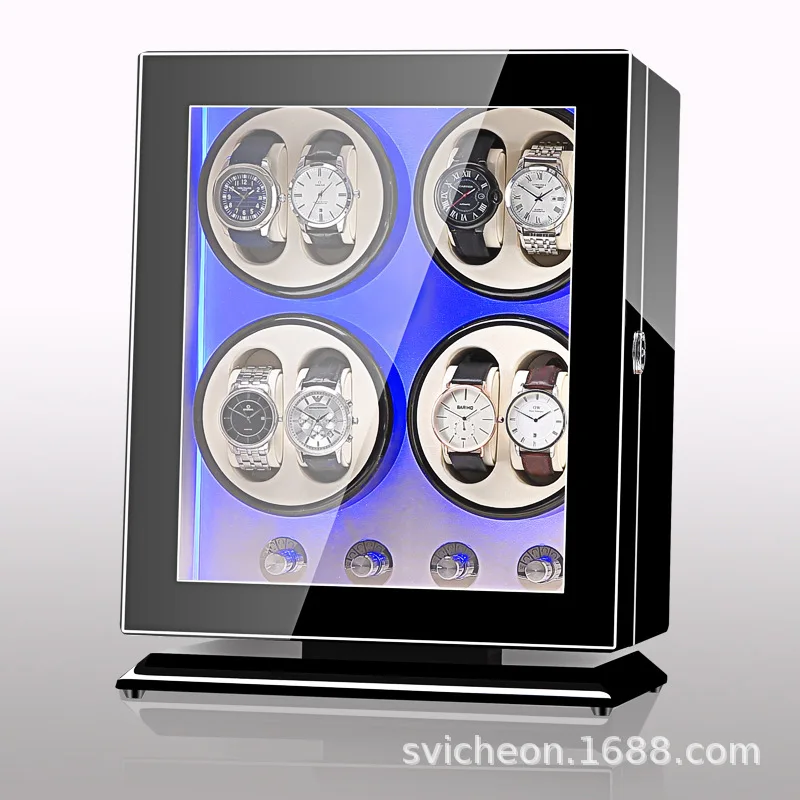 

Automatic Rotating Watch Winder Box Silent Mechanism Movement Watches Winding Device Household Mechanical Watch Storage Boxes