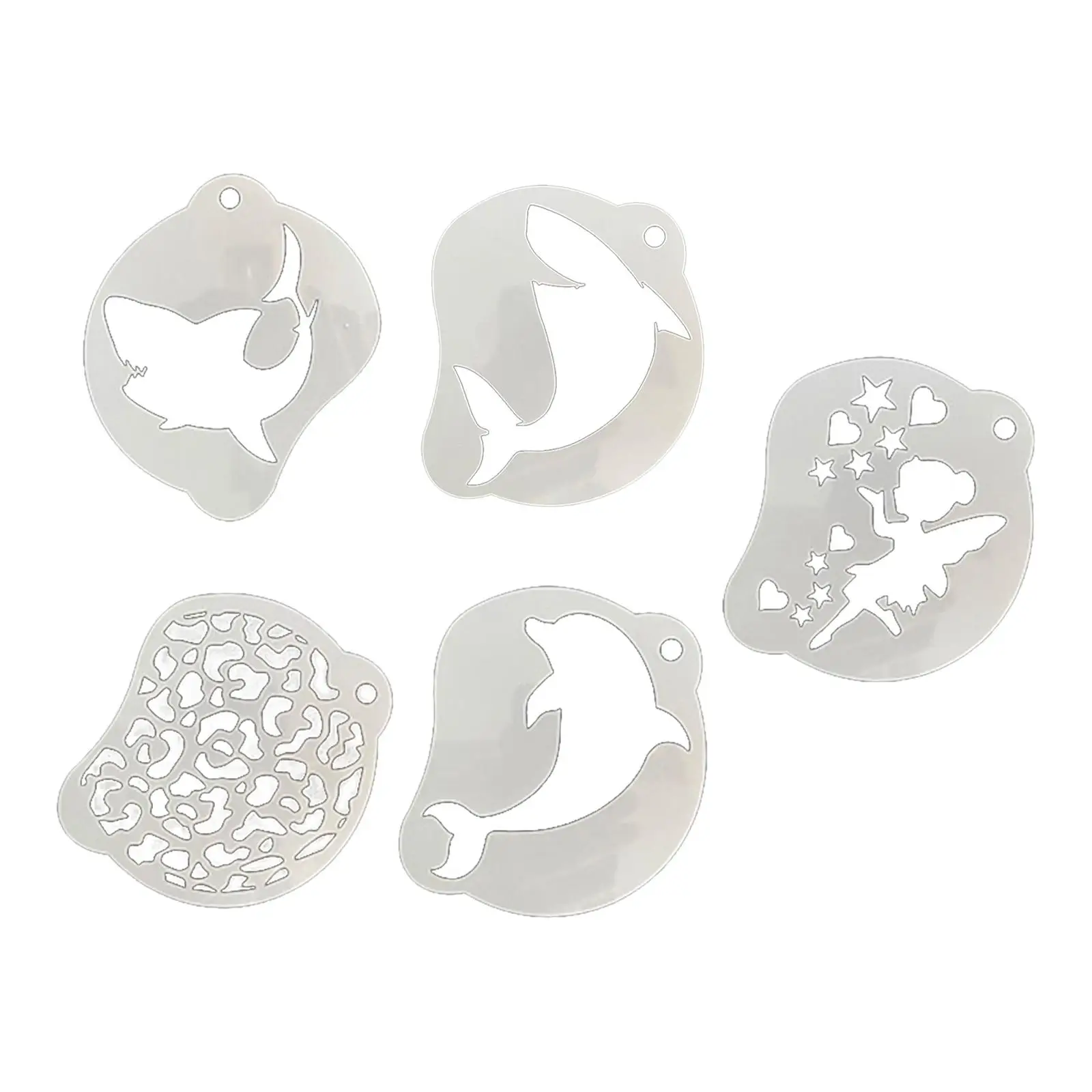 

Набор трафаретов для краски для лица для детей и взрослых, многоразовый гладкий макияж для вечеринок «сделай сам»