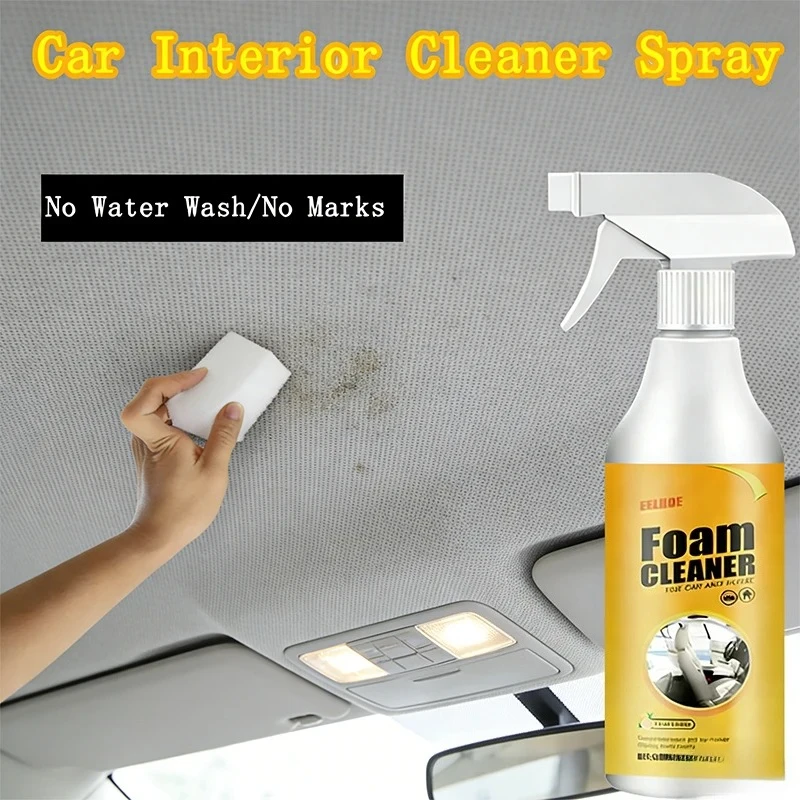 Multifunctional Car Upholstery Cleaner Car Upholstery Seat Waterless Wash Powerful De-greasing Cleaner Universal