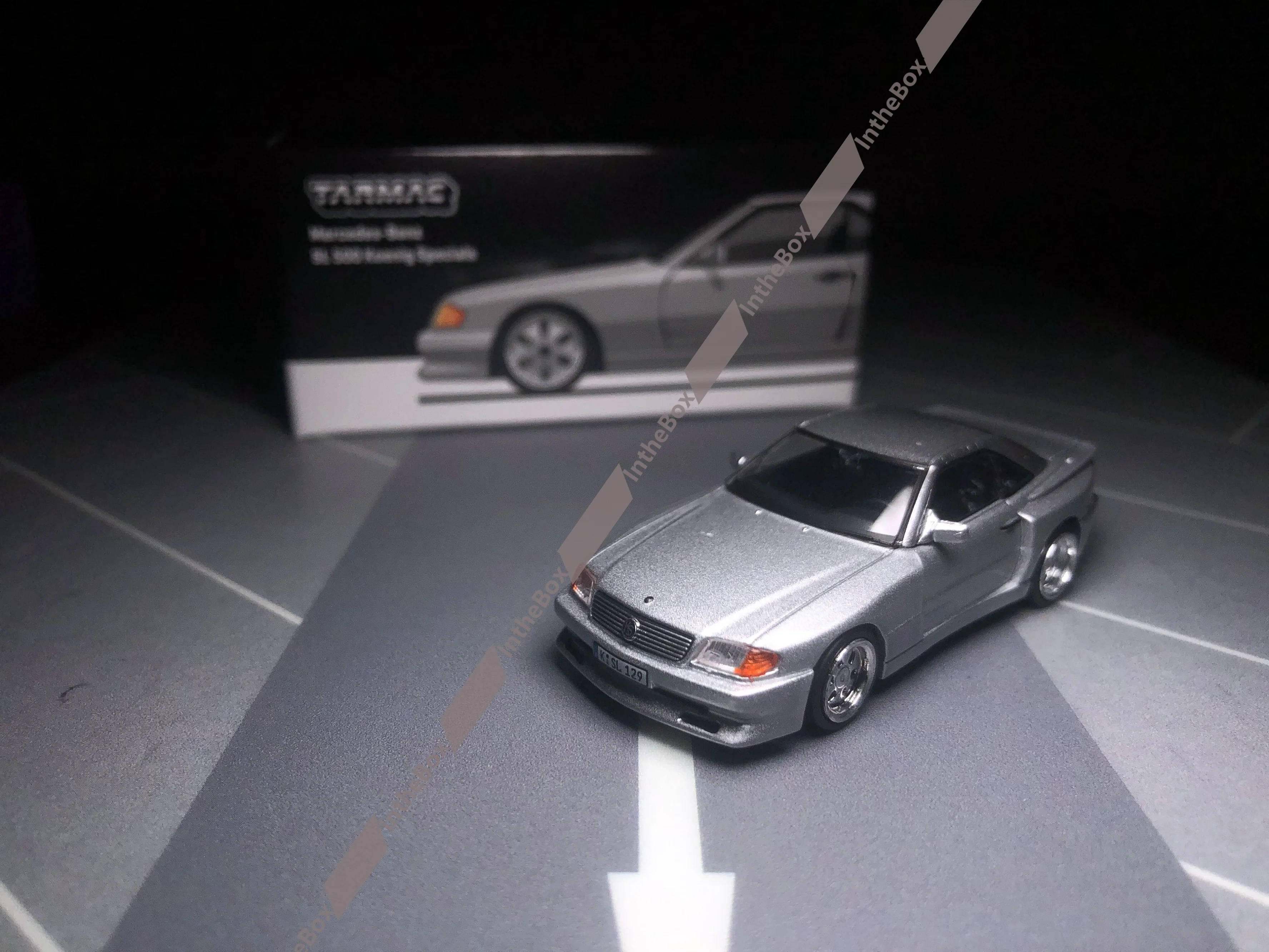 Tarmac MB SL 500 Koenig Specials Silver 1/64 Diecast Model Car Collection Limited Edition Hobby Toys