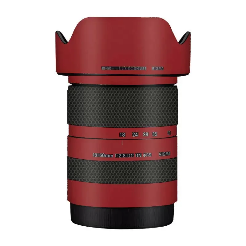 For Sigma 18-50mm F2.8 DC DN For Sony Mount Camera Lens Sticker Coat Wrap Protective Film Protector Decal Skin 18-50 2.8 f/2.8