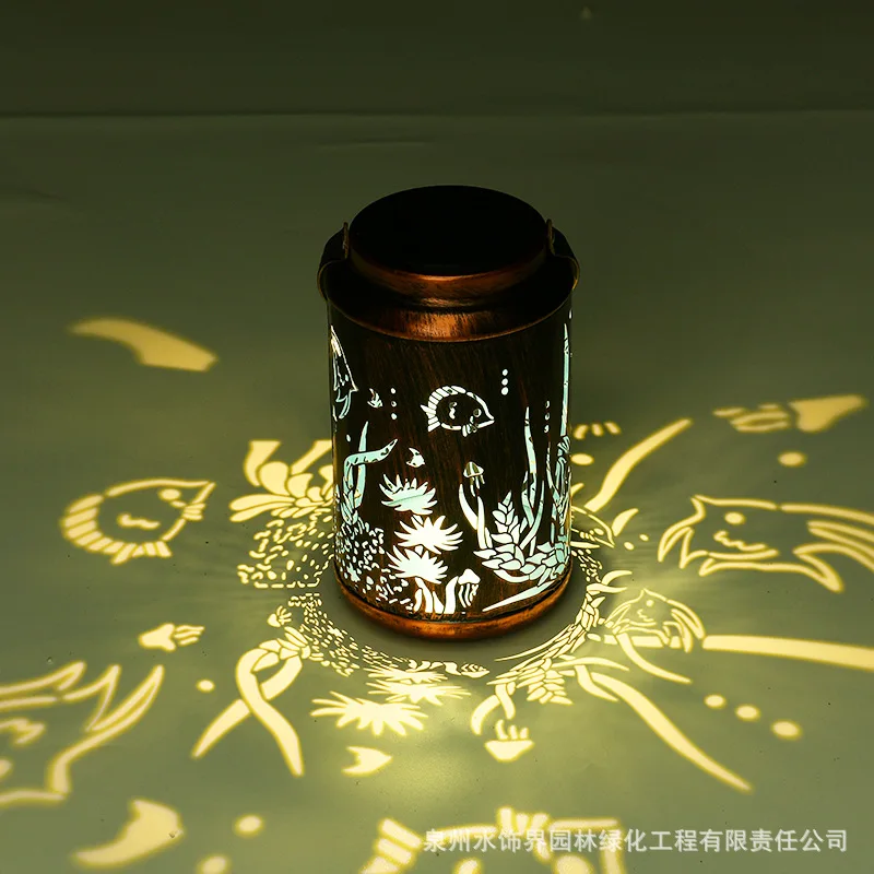 

Solar outdoor light hollow and shadow light balcony garden courtyard layout landscapedecorative light waterproof ni