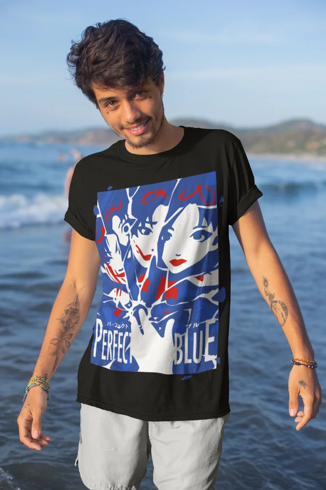 Perfect Blue T-Shirt Gift Horror Anime Manga Perfect Blue Mima Kirigoe Soft Tee