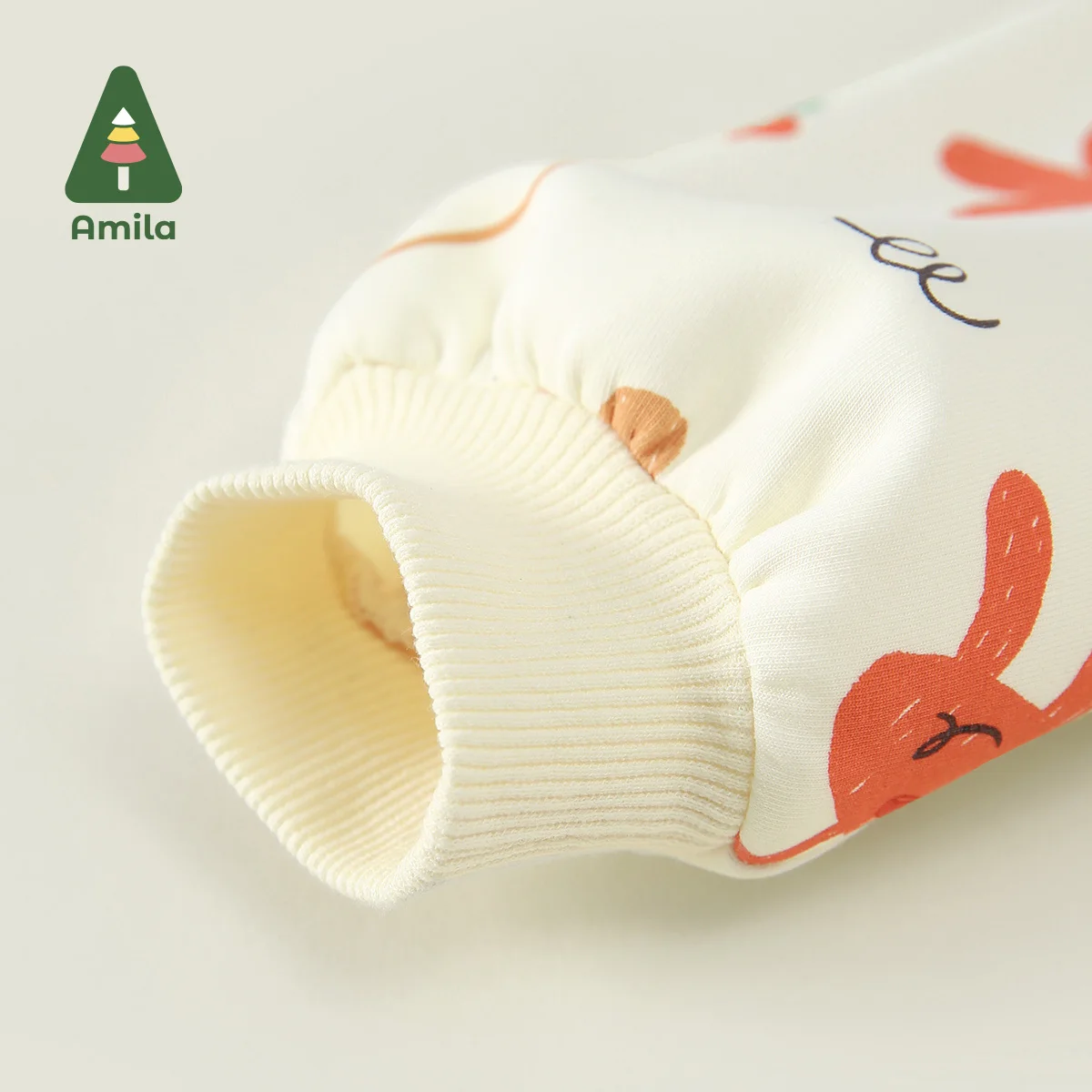 Amila Children\'s Clothing 2023 New Autumn Cute Cotton Fun Printing Soft Loose Fit Fashion Warm Insulation Dress Girls Baby