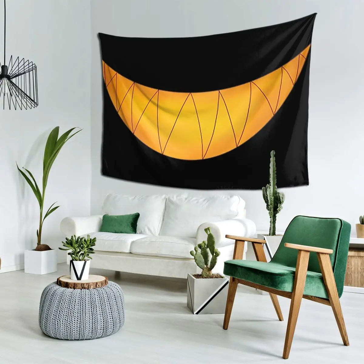 Alastor&#x;s Smile-variant Tapestry Wall Hanging Aesthetic Home Decor Tapestries for Living Room Bedroom