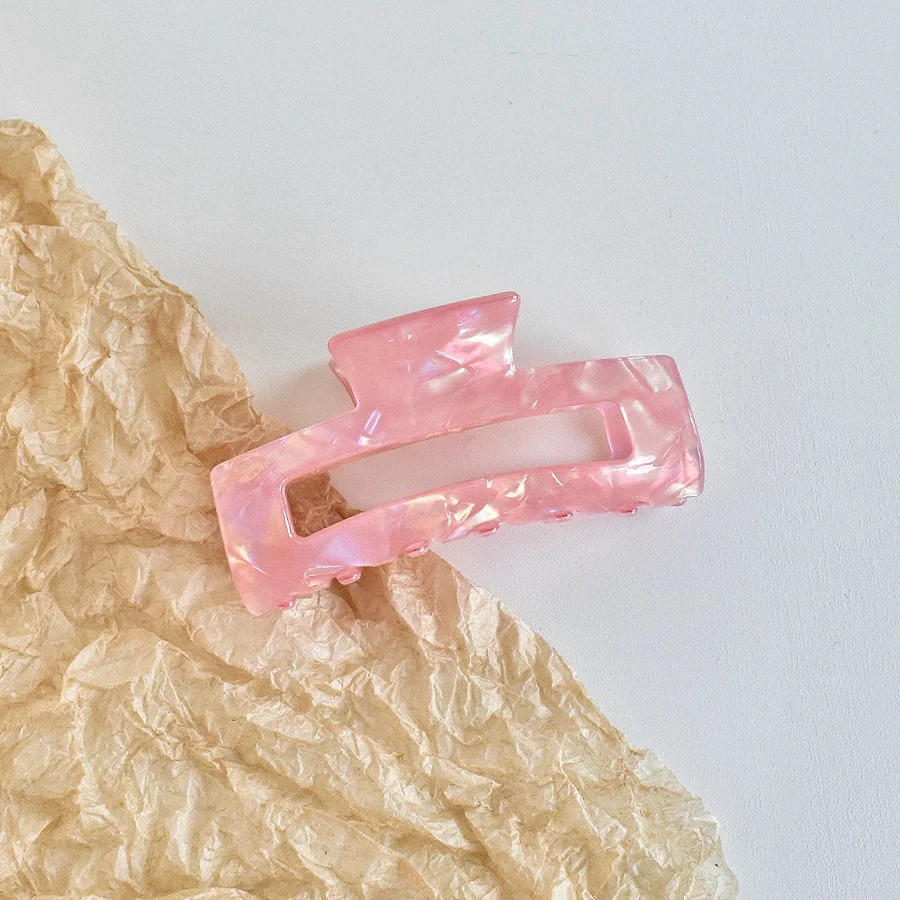 1 Set Damen-Haarspangen aus Acetat mit Perlen, rechteckig, passend für alle Haarstärken, Geschenk für Frauen, modisch und elegant – Detail 11