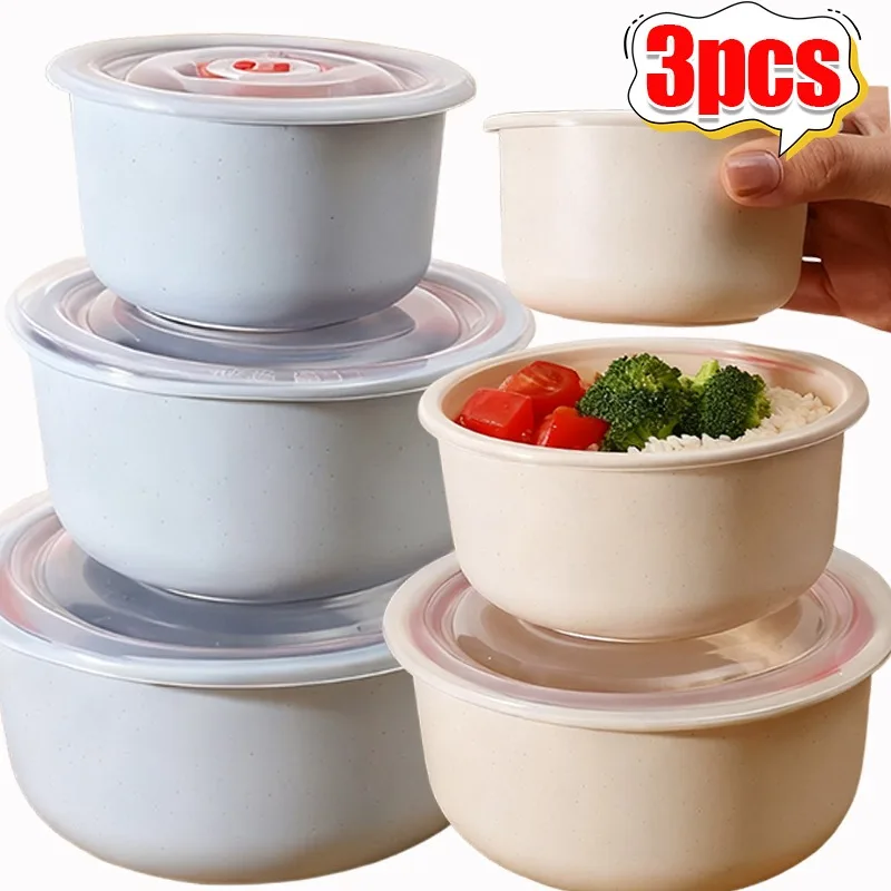 

Пластиковый герметичный ланч-бокс для хранения свежих продуктов, многоразмерный контейнер для салата для пикника с крышками, портативный кухонный органайзер, принадлежности