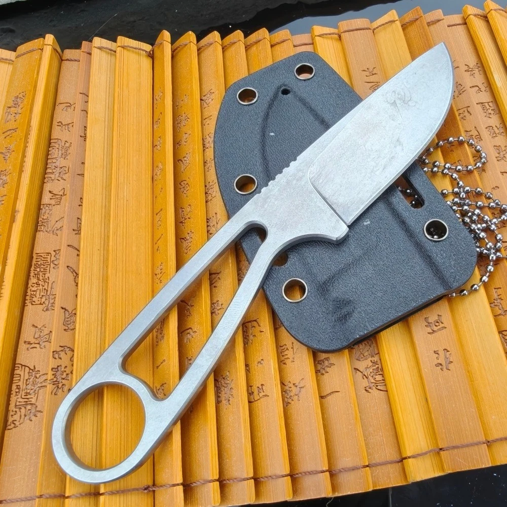 

Многофункциональный режущий нож высокой твердости с фиксированным лезвием EDC для кемпинга, пешего туризма, рыбалки, аварийно-спасательный нож с ножнами K