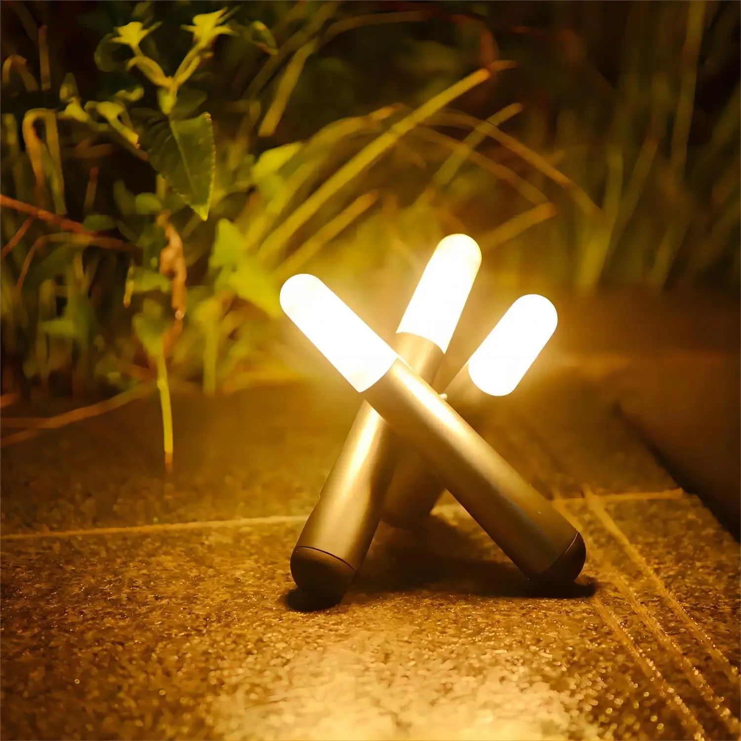 

LED Camping Night Light USB Rechargeable Lantern with Dimming Portable Camping Lights Hiking Night Walking