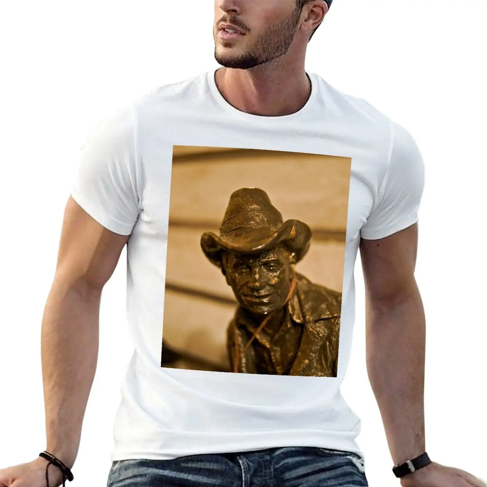 rli bronze cowboy T-Shirt man t shirts cotton t shirts for man cotton t shirts for man cotton funny T-shirt