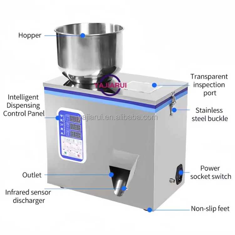 بيع المصنع مباشرة آلة تعبئة مسحوق الحبيبات الكمية الأوتوماتيكية آلة تعبئة الجسيمات