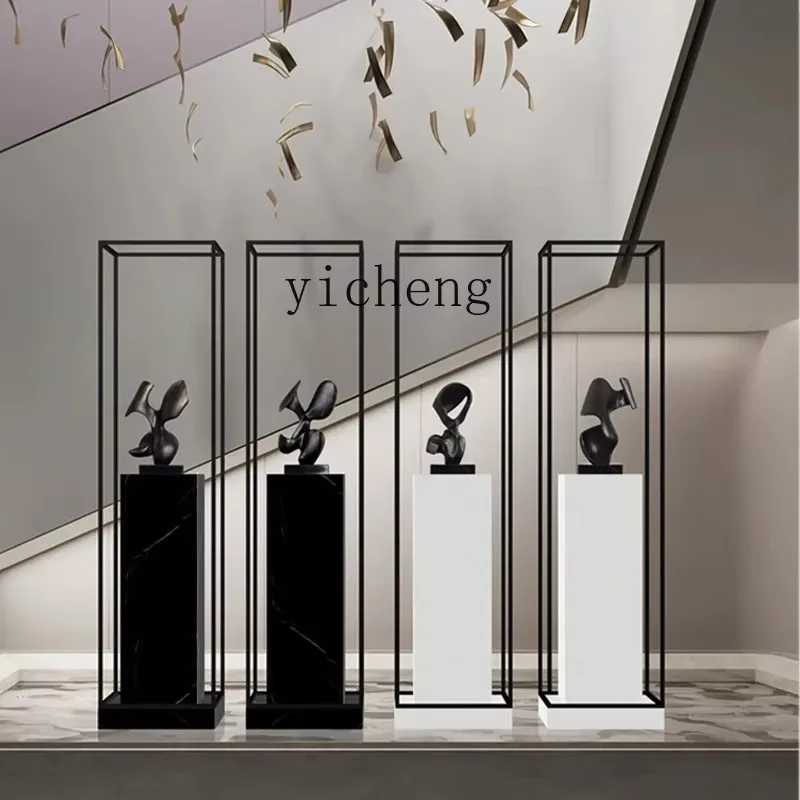 BJ-13     Living Room Lobby Clubhouse Villa Sculpture Large Floor Decoration Rack Decorative Ornament