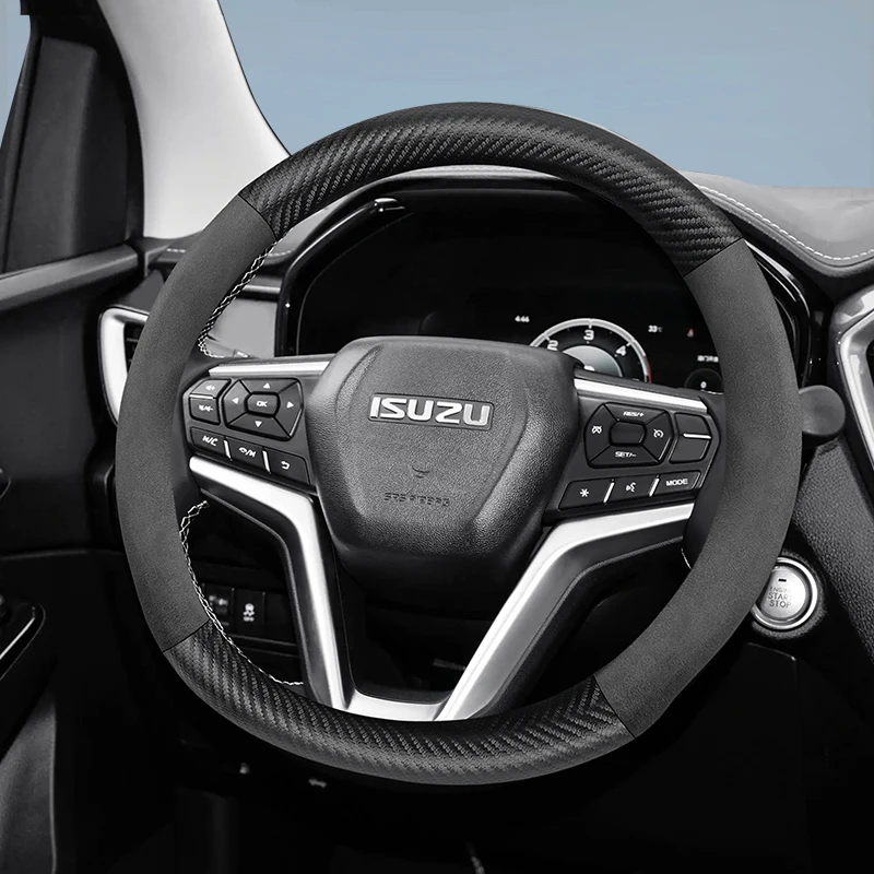 

Подходит для Isuzu Suede Matte Carbon Fiber Texture, нескользящий, подходит для D-Max, Mu-X, Elf, N-Series, Forward, F-Series, Traga, Traviz и других моделей, черный, красный, мокко, коричневый