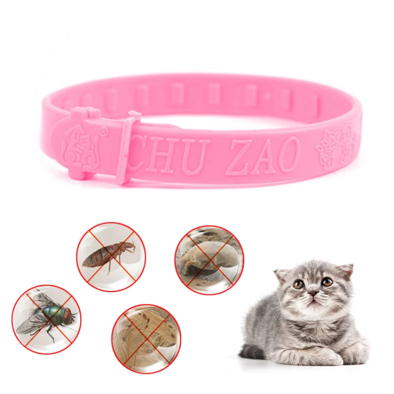 5-1PCS Anti Flea Cat Collar Ticks Control Cat Necklace Adjustable Lead Flea Collar For Cats Pet Supplies Cat Accessories