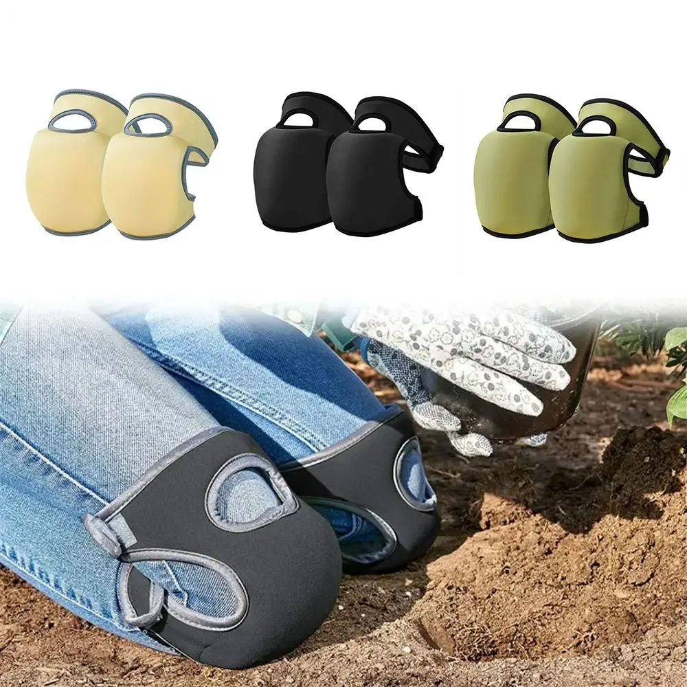 Thickened Sponge Knee Pads Adjustable Breathable Garden Kneeling Mat Shock-absorbing Anti-collision Gardener Knee Pads