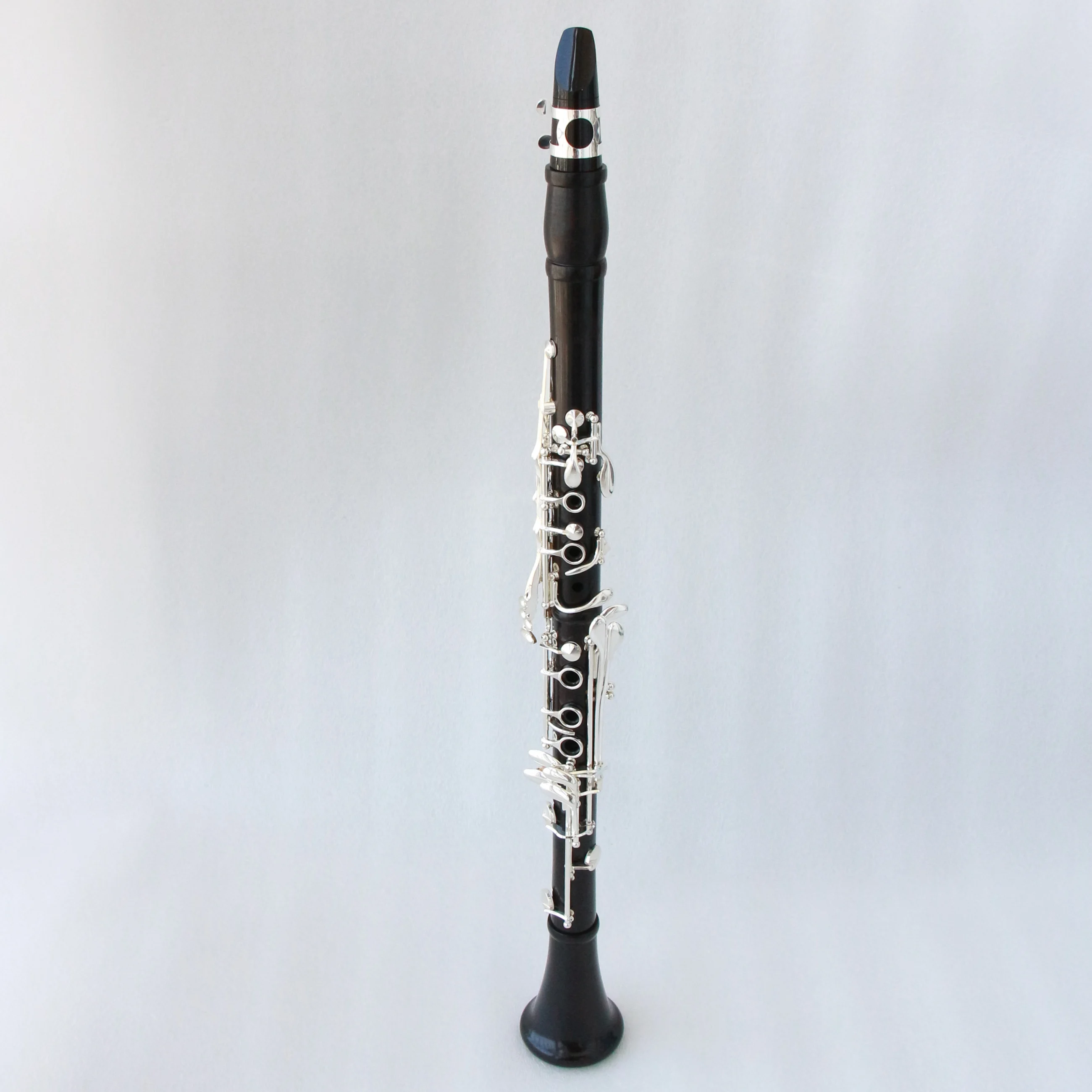 High quality clarinet wood A key professional clarinet ebony silver plated 17 key clarinet