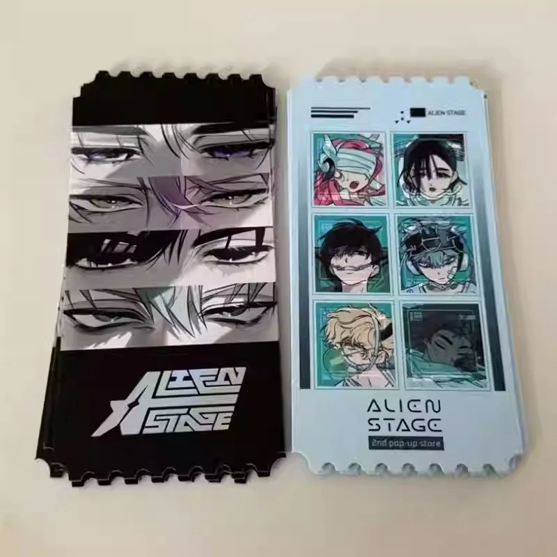 Alien Stage Anime Ivan MiZi Till Sua Luka Cosplay 2 ° aniversario boleto de admisión dibujos animados boletos médicos raíz regazo regalo de Navidad