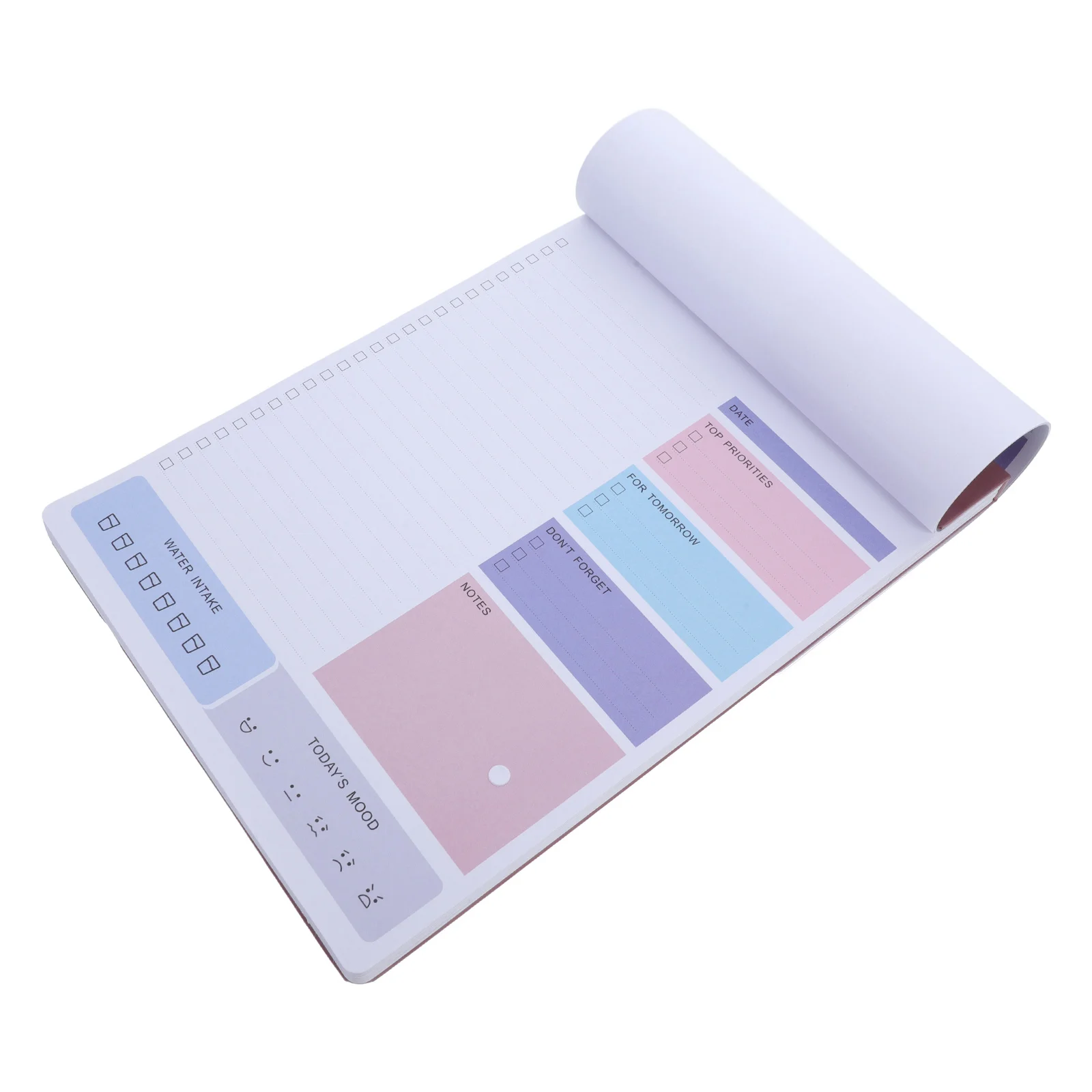 

Daily Planner Notepad Schedule Tear Off Pad Simple Design Practical Function Lightweight Memo Pads Writing Plan Notebook