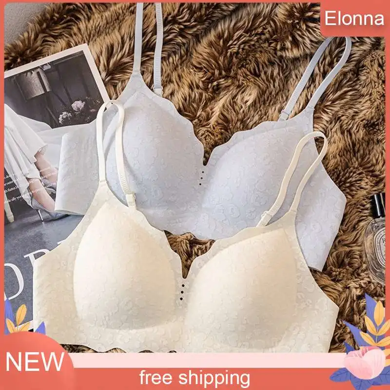 

Small Breasts Gathered Women's Underwear Flat Chest Collection Side Breast Anti-sagging No Steel Ring Embossed Women's Bra