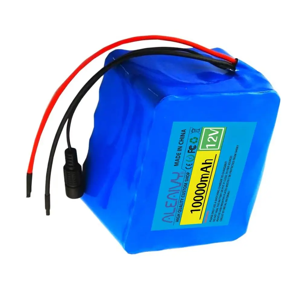 

3S5P 12V 10Ah Battery for Portable Speaker Audio Emergency Lighting Rechargeable Lithium-ion Replacement Battery Stable Output.