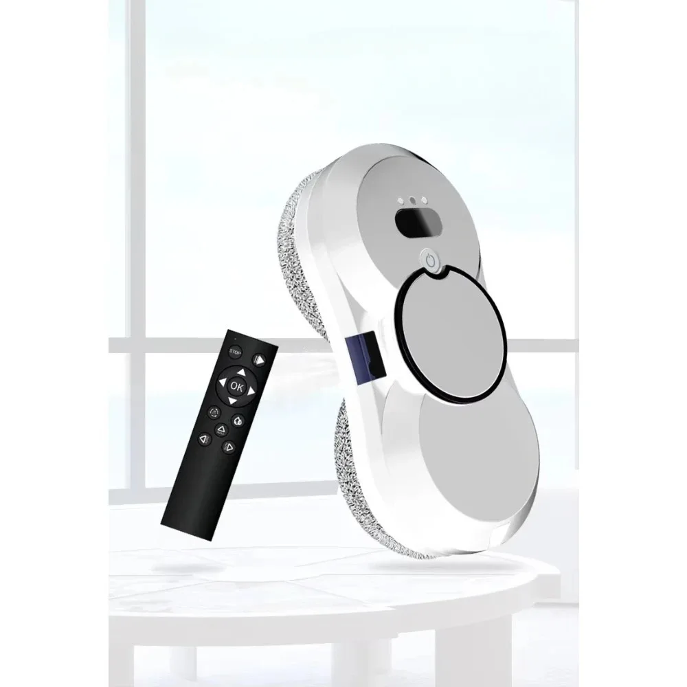 Automatic Window Cleaning Robot Water Spray Remote Control Glass Cleaner for High Rise Home Office Washing Machine