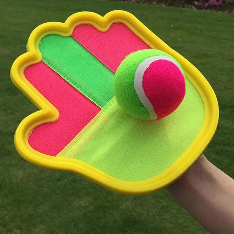 Ball And Catch Game Parent-Child Sticky Ball Catch Game Pop And Catch Ball Game Interactive Toss Game Classic Outdoor Games For