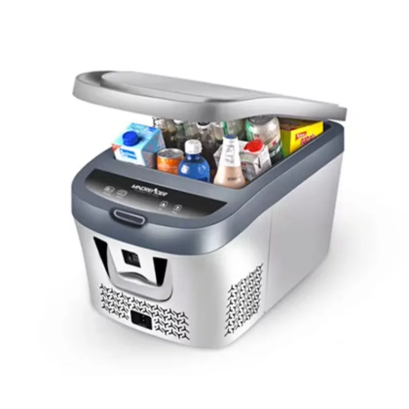 25L DC Compressor Both 12V And 24V Chilling Mini Car Refrigerator Camping Use Mini Freezer Black Compressor Outdoor Camping