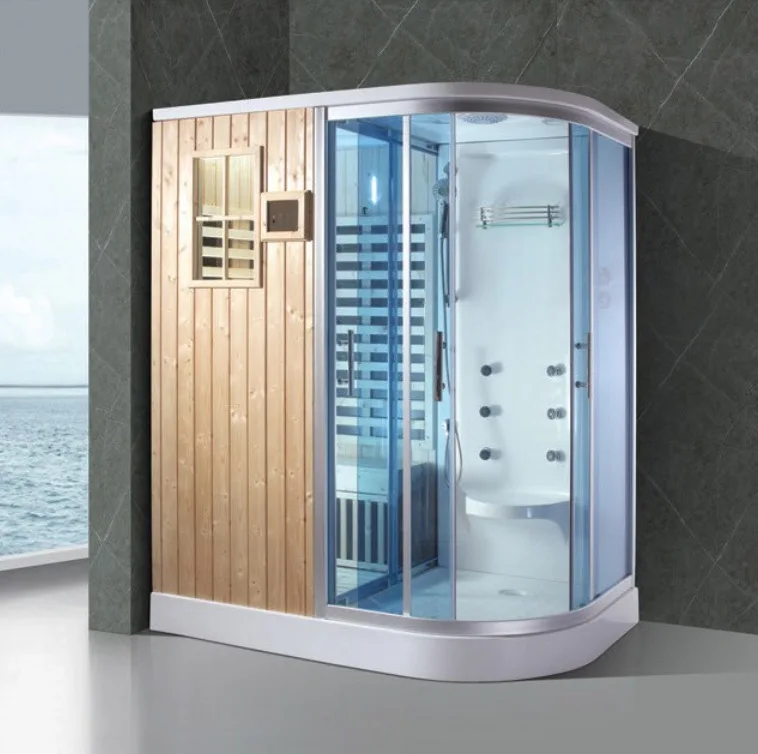 xx-Shower Room,Luxury Premium Quality Stainless Steel Frame Wet And Dry Steam Shower And Sauna Room*