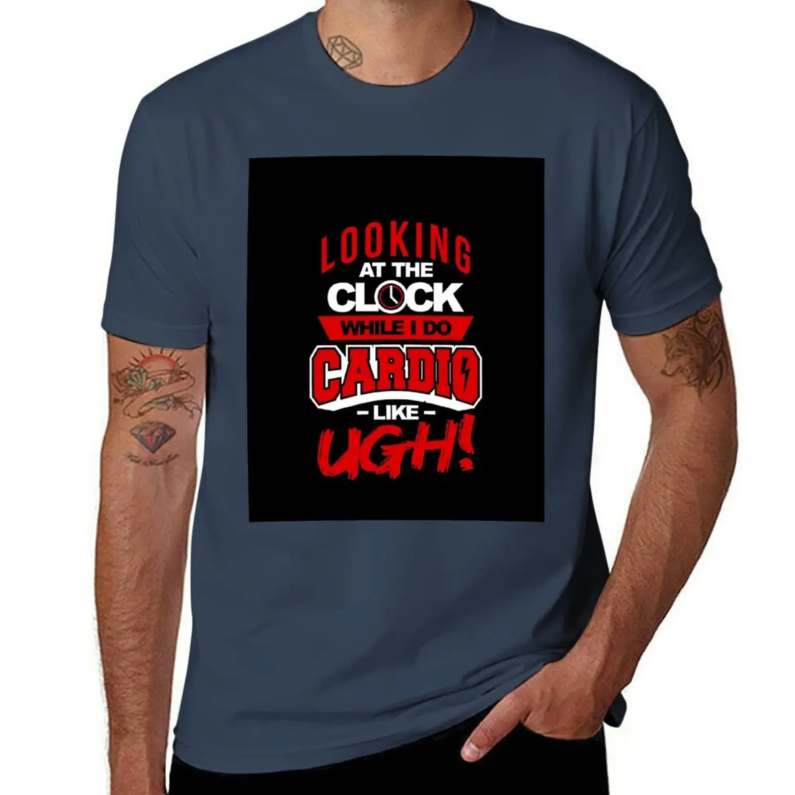 

Cardio Clock T-Shirt Work Wear Lightweight Tee